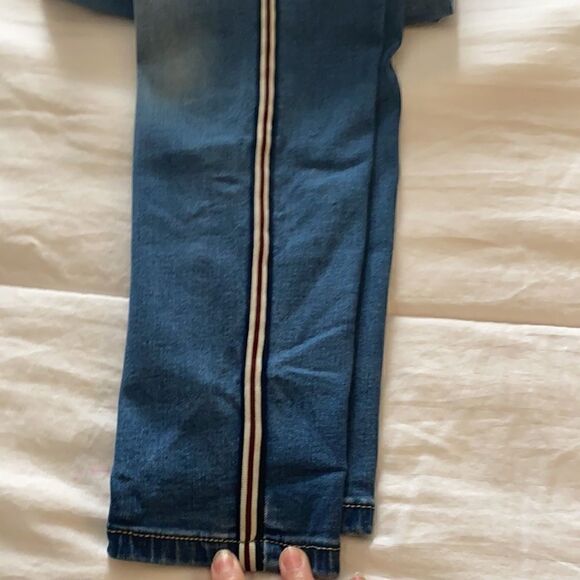 IRIS Jeans Los Angelos High Waist Side Striped  9 - Picture 13 of 15